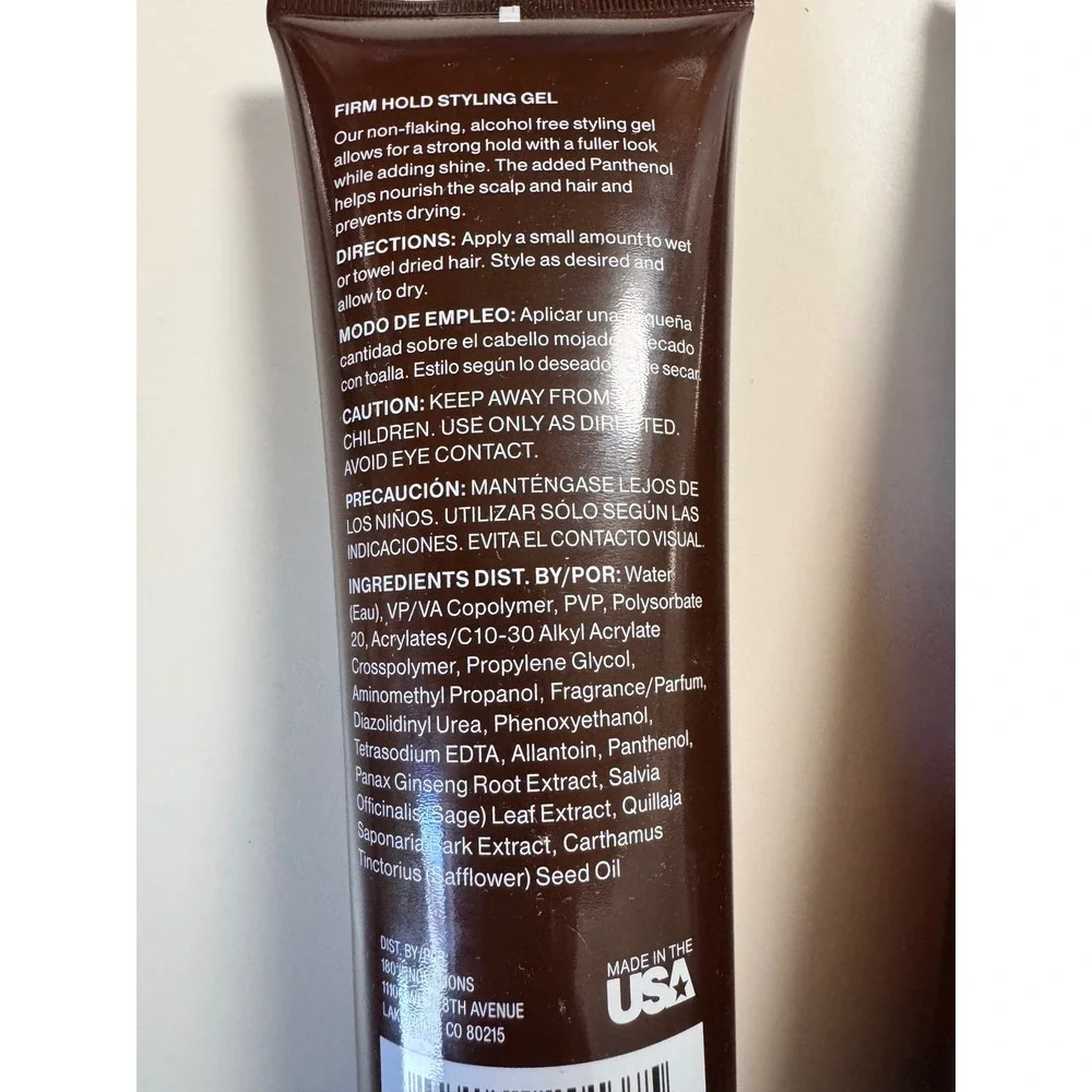 Groom Styling Gel Firm Hold Alcohol Free Premium Quality 8.5 Oz Made in USA‎